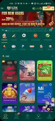 6zk game download interface screenshot