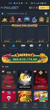 P44 Game Interface screenshot