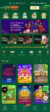 CT777 Game APK Download Interface
