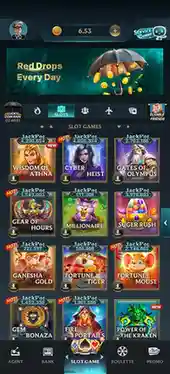 JJ Bet game Mobile interface screenshot