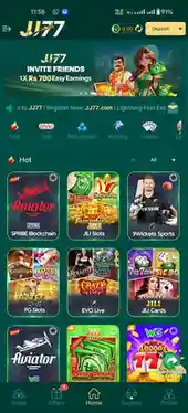 jj77 game dowonload apk interfcae