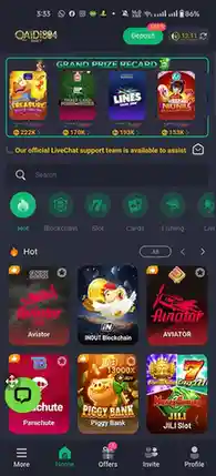 qaidi804 game mobile interface screenshot