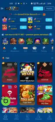 Sk777 Game Download Pakistan interface