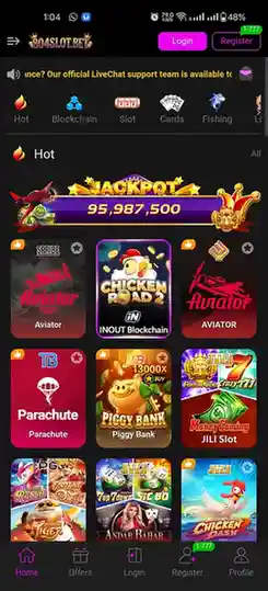 804slots game mobile interface screenshot